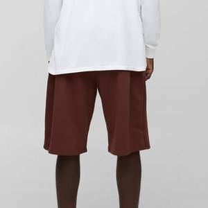 Custom OEM/ODM 100% pantalones cortos de algodón para hombre pantalones cortos de lana de algodón pesado 500 GSM transpirable color sólido DTG pantalones cortos impresos para hombres - Product Image 3