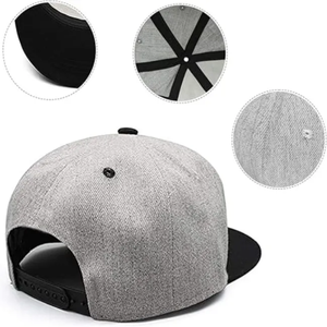 Nouveau Style réglable unisexe hommes Polyester plaine Sport casquettes Logo sur mesure 6 panneaux casquette de Baseball vierge - Product Image 2