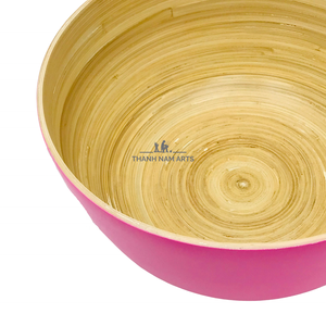 Venta caliente ligero diseño Vintage bambú PC Material frutero utensilios de cocina desechables para fiesta comida sopa precio de fábrica - Product Image 5