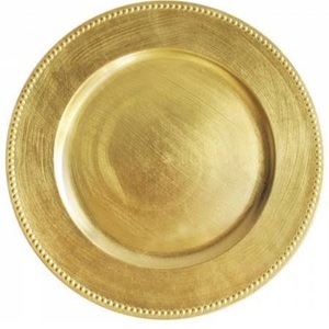 Plato de Servicio de Acero Inoxidable para Catering, Plato de Presentación de Alimentos con Acabado Antiguo, Redondeado, para Cena - Product Image 6