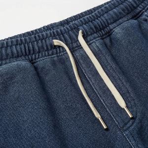 กางเกงจ็อกเกอร์ผ้าโพลีเอสเตอร์คอตตอนคุณภาพสูงแบบเรียบ ขากางเกงยืดหยุ่น ทรงโอเวอร์ไซส์ กางเกงสเวตแพนท์สั่งทำได้ - Product Image 4