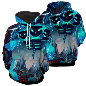 Factory Direct Comfortable Breathable Men's Oversize Pullover <b>Sublimation</b> <b>Hoodie</b> 3D Printed Winter Jacket Polyester/Cotton - Product Image 3