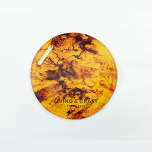 Planche à découper en résine artistique au design unique pour la décoration de la cuisine, la vanité et l'affichage sur table, disponible à prix réduit - Product Image 1