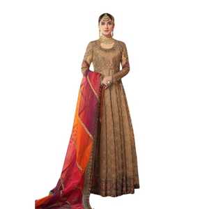 Nuevo estilo Maxi vestidos largos de fiesta de boda para mujer bordado pesado perla nuevo diseño estilo boutique indio pakistaní - Product Image 1