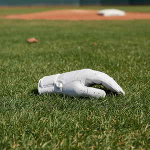 Guantes de Bateo de Béisbol con Palma de Cuero, Agarre Ecológico, Ligeros, Duraderos, Tejido Transpirable, Cierre de Velcro, Ambidiestros - Product Image 3