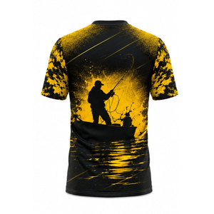 Chemise de pêche unisexe BIG TEN APPAREL, impression par sublimation, UPF 50, séchage rapide, spandex/polyester, motif rouge et blanc, vêtements d'extérieur - Product Image 6