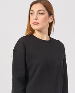Vente en gros de vêtements pour femmes sweat-shirt personnalisé en polaire ras du cou sweat-shirts surdimensionnés à col rond pour femmes de haute qualité - Product Image 3