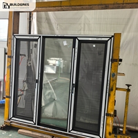 Fenêtres en alliage d'aluminium à isolation thermique personnalisables Buildgres, triple vitrage isolant, certifiées Energy Star, quincaillerie allemande de qualité supérieure