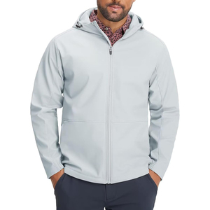 Blouson Bomber matelassé d'automne-hiver, doux, confortable, léger, respirant, vêtement d'extérieur, logo frontal, ajustable pour homme - Product Image 1