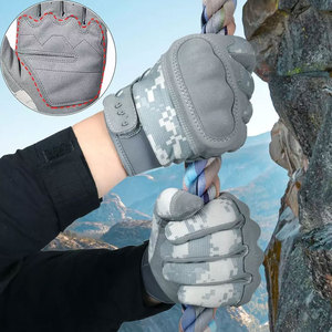 High Quality Winter Casual Leather Tactical <b>Working</b> <b>Gloves</b> for Men with Touchscreen and Needle Detection - Product Image 3