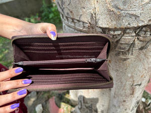 New Western Handcrafted Tooled Cowhide Fur Leather <b>Handbag</b> Women Stylish Evening Bag and Floral Tooled Clutch Unique Combo Set - Product Image 5