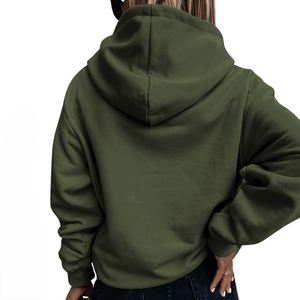 <b>Women's</b> Warm Winter Hoodie - Pullover Style with Drawstring Neck, <b>Long</b> <b>Sleeves</b>, <b>Thermal</b> Fabric, and Custom Size Available - Product Image 5