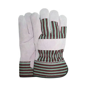 2025 nouveaux gants de sécurité industrielle pour hommes gants de travail en cuir de vache respirant Durable Protection des mains - Product Image 1