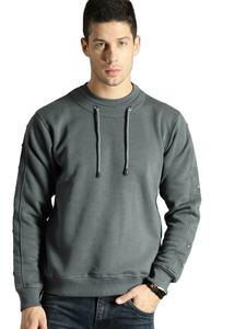 Sudadera informal transpirable cómoda de algodón 100 de alta calidad para mujer, cuello redondo, manga larga, elegante, estampado sólido, hecho para invierno - Product Image 5