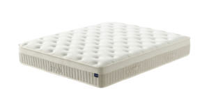 Ensemble de lit Zena avec rangement, tête de lit éclairée, couleur personnalisée, table de chevet, cadre en métal réglable, 200X200cm, design moderne - Product Image 6