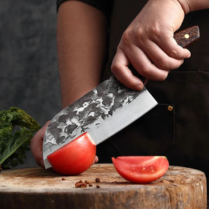 Cuchillo Kiritsuke de 8 Pulgadas, Cuchillo de Cocina de Acero de Damasco de 67 Capas con Mango G10 Verde - Product Image 5