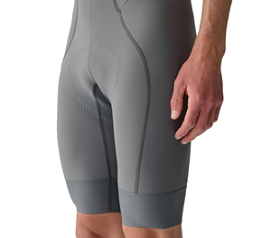 Cuissard de cyclisme ajusté pour homme Sprint Sports, gris et blanc, respirant, anti-humidité, en Spandex et Polyester 220g, tailles XXS-6XL - Product Image 4