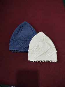Haute qualité nouvelle tendance au crochet musulman prière chapeau Kufi hommes femmes crâne tricot bonnets Islam Kufi chapeaux pour hommes de BD - Product Image 4