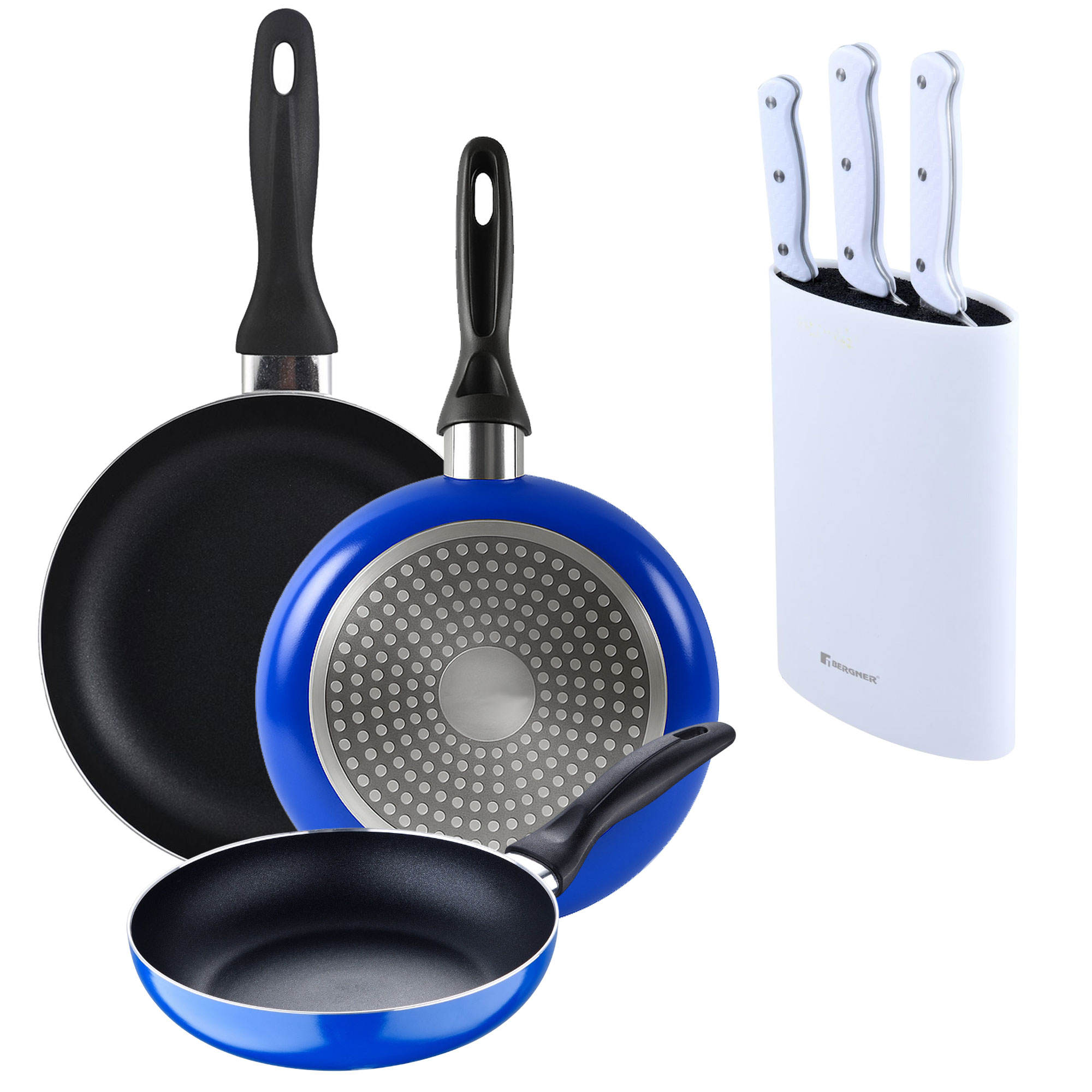 สีน้ำเงินและสีดำ