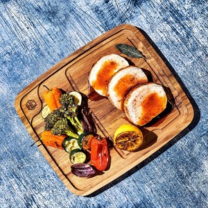 Juego de 4 Platos para Carne <span class=keywords><strong>HexClad</strong></span> Bistecca con Canal para Jugos - Product Image 6