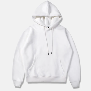 กําหนดเองไม่มีขั้นต่ําไร้สายเฮฟวี่เวท 350 แกรมฮู้ดขนแกะธรรมดาด้านบนซูเปอร์ฮู้ดเปล่าขนาดใหญ่ - Product Image 1