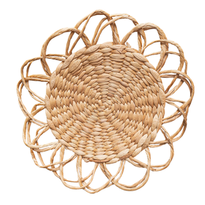 EcoFriendly Handcrafted <b>WOVEN</b> WATER HYACINTH <b>PLACEMATS</b> Elegant and Durable Handmade Coasters for a Sustainable Dining Experience - Product Image 1