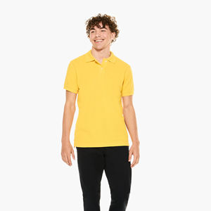 เสื้อโปโลผู้ชายไซส์ใหญ่ คุณภาพพรีเมียม ปี 2023 แขนสั้น สีพื้น ปรับแต่งสีได้ พิมพ์ลายกอล์ฟ ผ้าฝ้าย/ใยไผ่ ระบายอากาศได้ดี - Product Image 1