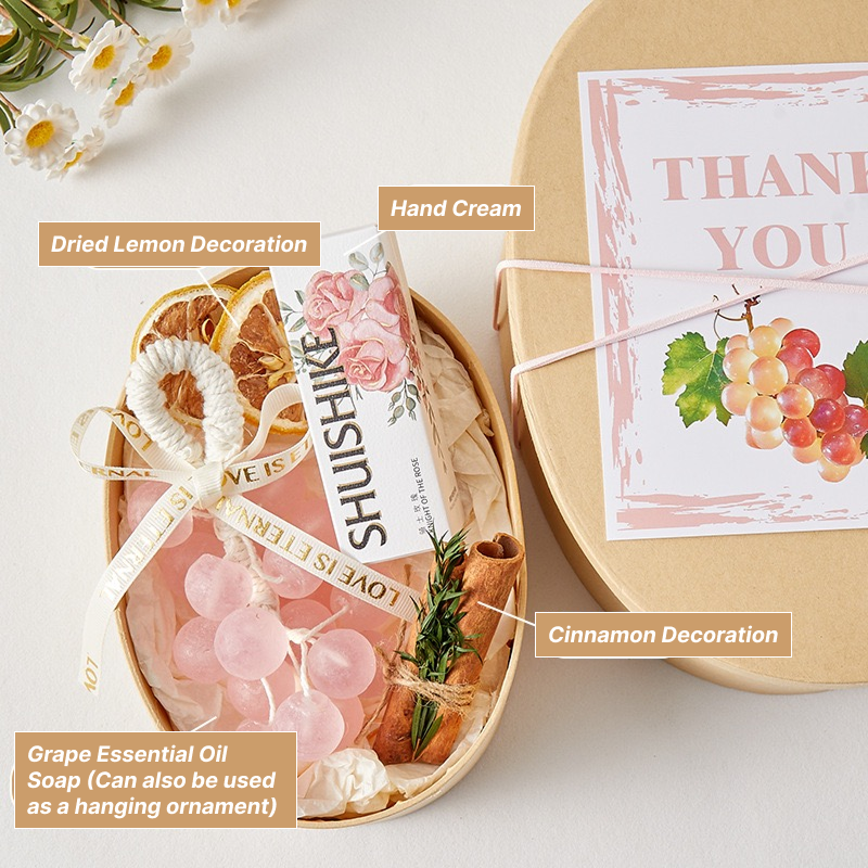 Grape essential oil soap-small gift box 2