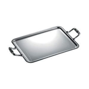 Plateau de service exclusif de couleur argentée en forme de rectangle de qualité Plateau de meilleure vente de conception simple pour la vaisselle - Product Image 4