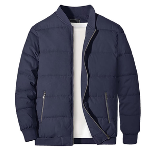 Veste bomber matelassée de haute qualité pour homme 2026, doublée, fermeture éclair intégrale, veste décontractée, veste en poly, coupe-vent épais, vêtements d'extérieur, hiver - Product Image 3