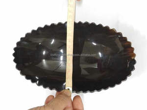 Cuenco de Cuerno Natural Ecológico, Hecho a Mano, Sostenible, Impermeable, de Primera Calidad, Estilo Europeo, Accesorio Decorativo para Bodas y Cenas, Auténtico - Product Image 2