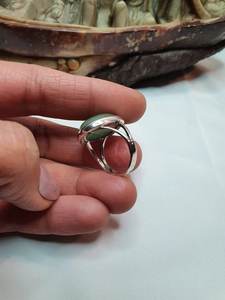 Anillo de Plata de Ley 925 hecho a mano de fresa verde, ajuste de bisel de corte ovalado, joyería fina de moda para mujeres y niñas, fiestas de boda - Product Image 3