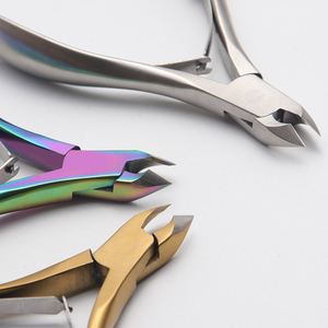 Cortador de cutículas de acero inoxidable de titanio arcoíris, cortaúñas de la mejor calidad, recortador de uñas de los pies, pedicura, removedor de callos de piel - Product Image 3