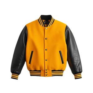 Chaqueta universitaria de béisbol de lana personalizada para hombre, chaqueta universitaria de béisbol de estilo clásico de tela Premium para hombre, envío DDP - Product Image 4