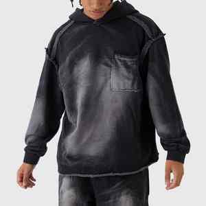 Chándal de lavado ácido para hombre de nuevo diseño, chándal de lavado ácido sostenible antiarrugas de alta calidad - Product Image 6