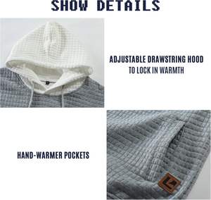 2025 hombres Casual moda Joker sublimación pulóver Sudadera con capucha mejor calidad divertido de gran tamaño transpirable diseño sólido patrón OEM - Product Image 4