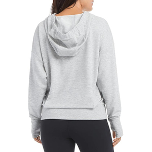 Sweat à capuche surdimensionné pour femme en vert sauge confortable doux pull à manches longues pour tenue décontractée ou Streetwear - Product Image 5