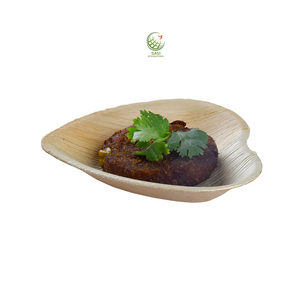 Bols jetables en forme de cœur de haute qualité Vaisselle biodégradable écologique pour le service de nourriture pour les mariages et les fêtes - Product Image 1