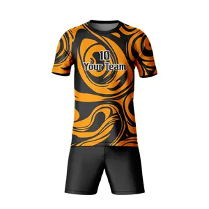 2023 New Design High Quality Best Selling Polyester Soccer Uniform Sets Full Customized Design Soccer Jersey