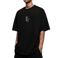 T-shirts sans manches 100 % coton pour hommes, coupe ample, style décontracté, motif original en strass, vente en gros sur mesure