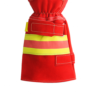 Guantes de seguridad de cuero de la mejor calidad muy exigentes Precio al por mayor Guantes DE SEGURIDAD DE SERVICIO OEM de resistencia al calor de calidad superior - Product Image 6