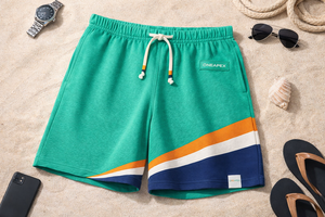 Pantalones Cortos Deportivos Personalizados para Hombre – Pantalones Cortos Atléticos y de Equipo con Cintura Elástica y Cordón Ajustable - Product Image 3