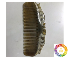 Peigne en corne de qualité supérieure en vrac-Peigne en corne de buffle artisanal avec dents larges, fabriqué à la main pour des cheveux lisses et un toilettage antistatique - Product Image 6