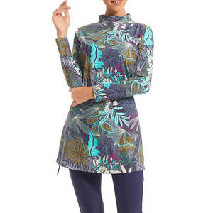 Trajes de baño modestos al por mayor de la mejor calidad Impresión personalizada Servicio OEM Trajes de baño modestos para mujeres - Product Image 5