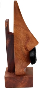 JOUET DE SUPPORT DE SPECTACLE EN FORME DE NEZ EN BOIS POUR UNE UTILISATION QUOTIDIENNE PORTABLE SOLIDE CONSTRUIT DE L'INDE - Product Image 2