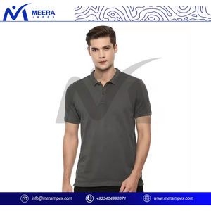 เสื้อโปโลแขนสั้นสำหรับผู้ชายและ100% เสื้อคอตตอนแห้งเร็วระบายอากาศได้ดีปรับแต่งได้สไตล์ลำลองไซส์ใหญ่พิเศษ - Product Image 2