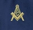Mason/freemasons Varsity Crest Áo khoác <span class=keywords><strong>2x</strong></span>-lớn tối Hải Quân/ánh sáng vàng. - Product Image 4