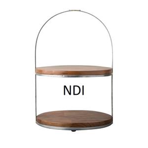 ชั้นวางเค้กผลไม้ปรับแต่งได้ทำด้วยมือปรับแต่งได้ใช้กับโต๊ะทานอาหารค่ำทำจากอลูมิเนียมเป็นมิตรต่อสิ่งแวดล้อม - Product Image 2