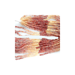 Haute Qualité 8mm Multi-Couleur Lâche Songea Saphir Facettes Rondelle Gemme Rouge Multicolore 3mm Multi-Songea Pierre Perles - Product Image 1