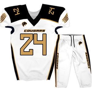 Maillot de football américain pour jeunes avec sublimation personnalisée Short respirant à manches courtes Style estival grande taille - Product Image 2